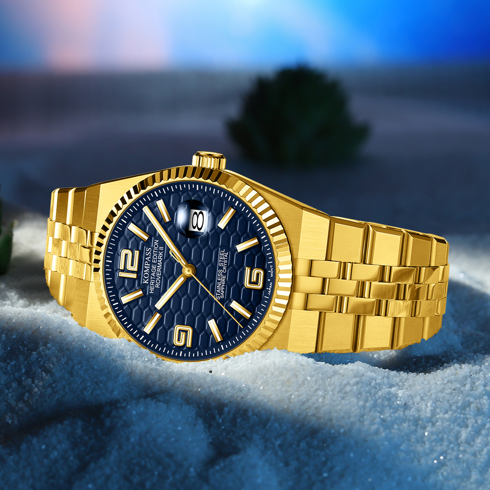Kompass Rovermark II Gold Blue - 6