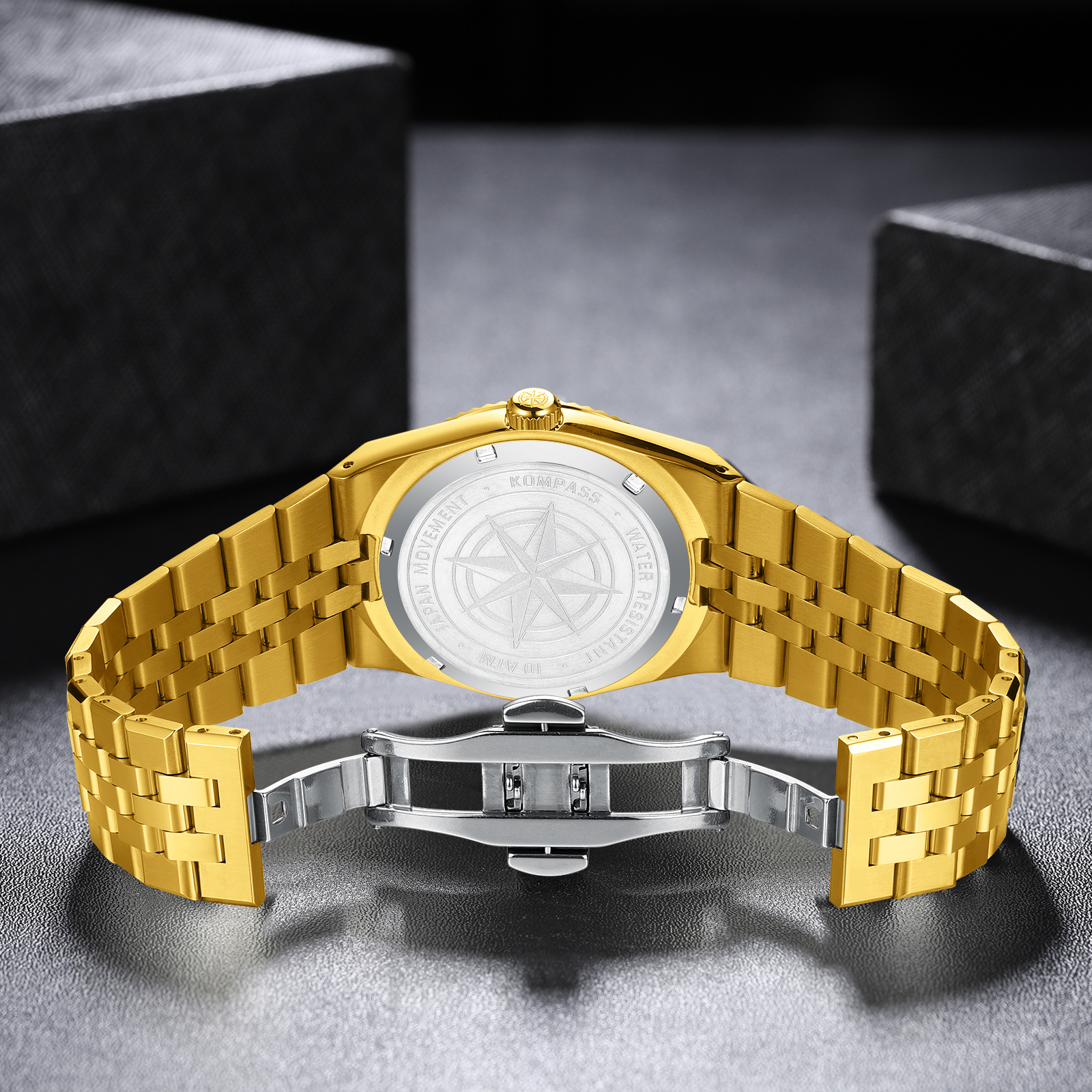 Kompass Rovermark II Gold Blue - 9