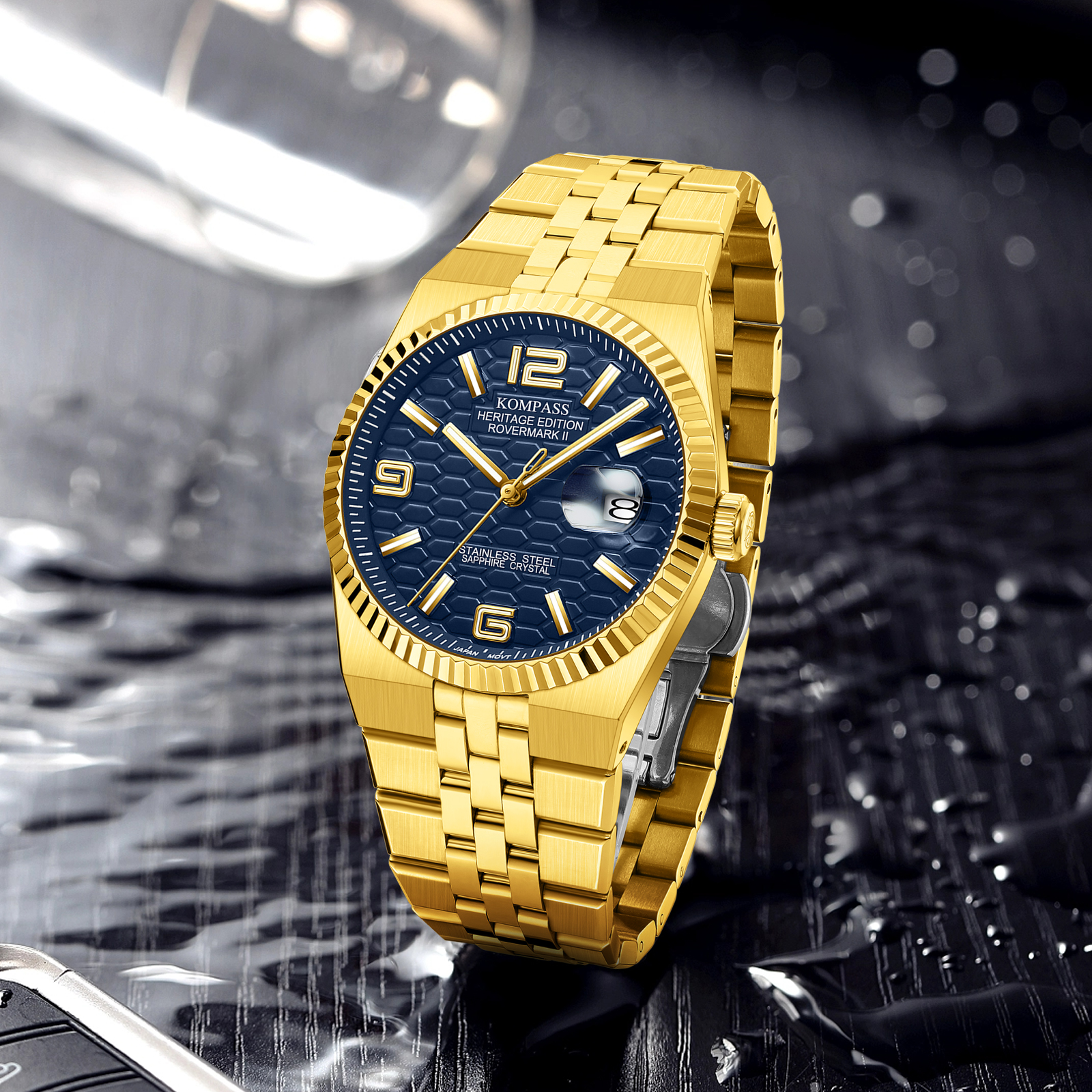 Kompass Rovermark II Gold Blue - 7