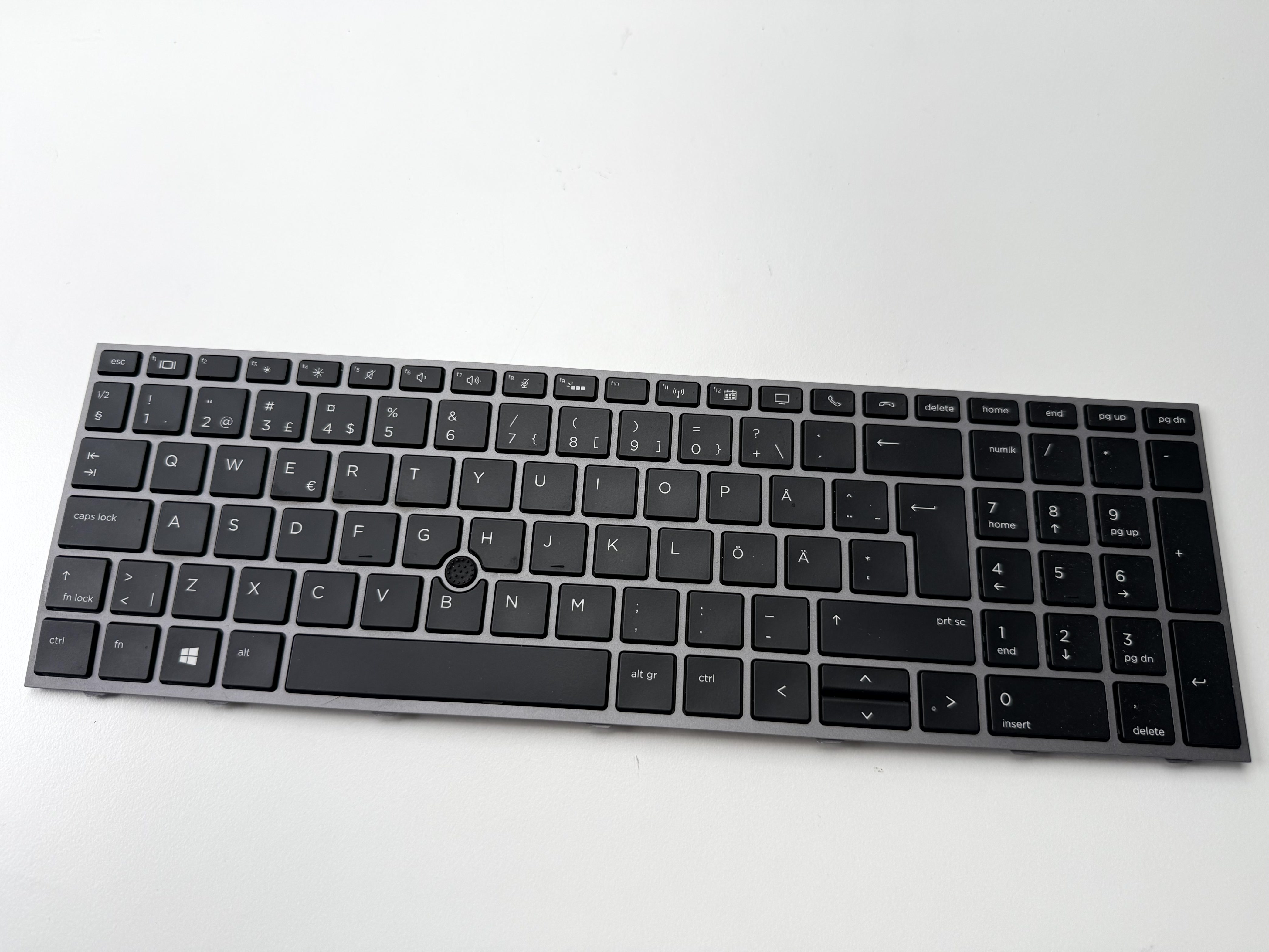 (DEFEKT) Original HP Keyboard L12764-B71 Zbook 15 17 G5 G6 Tangentbord Svenska / Swedish