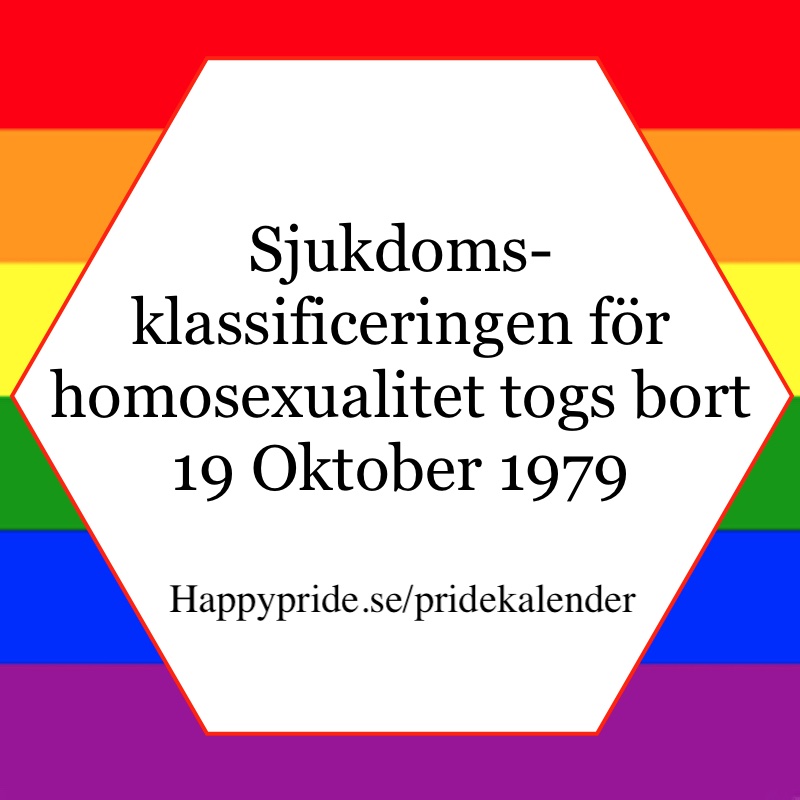 Homosexualität wurde in Schweden legal