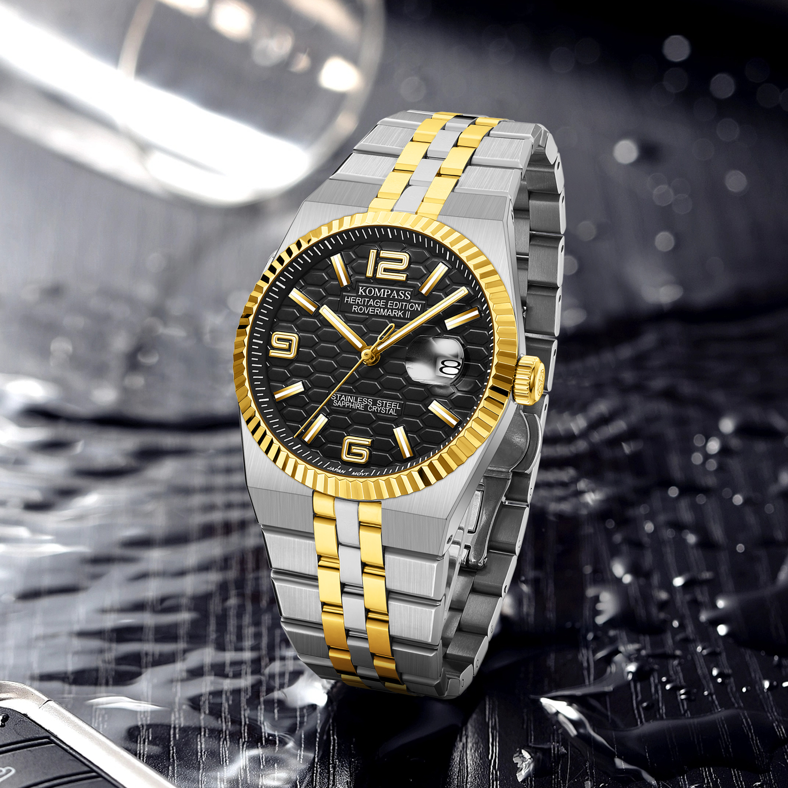 Kompass Rovermark II Silver Gold Black - 7