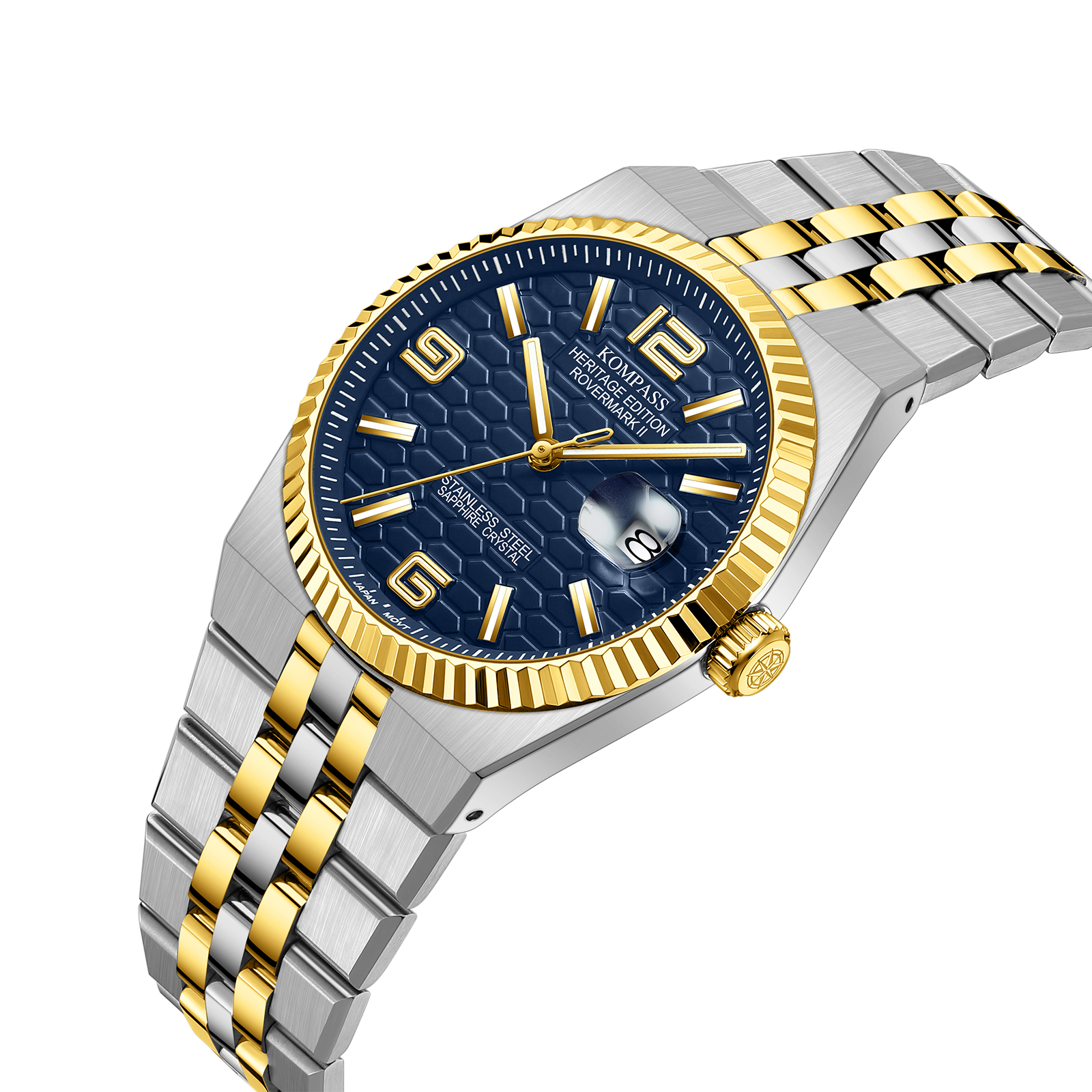 Kompass Rovermark II Silver Gold Blue - 2