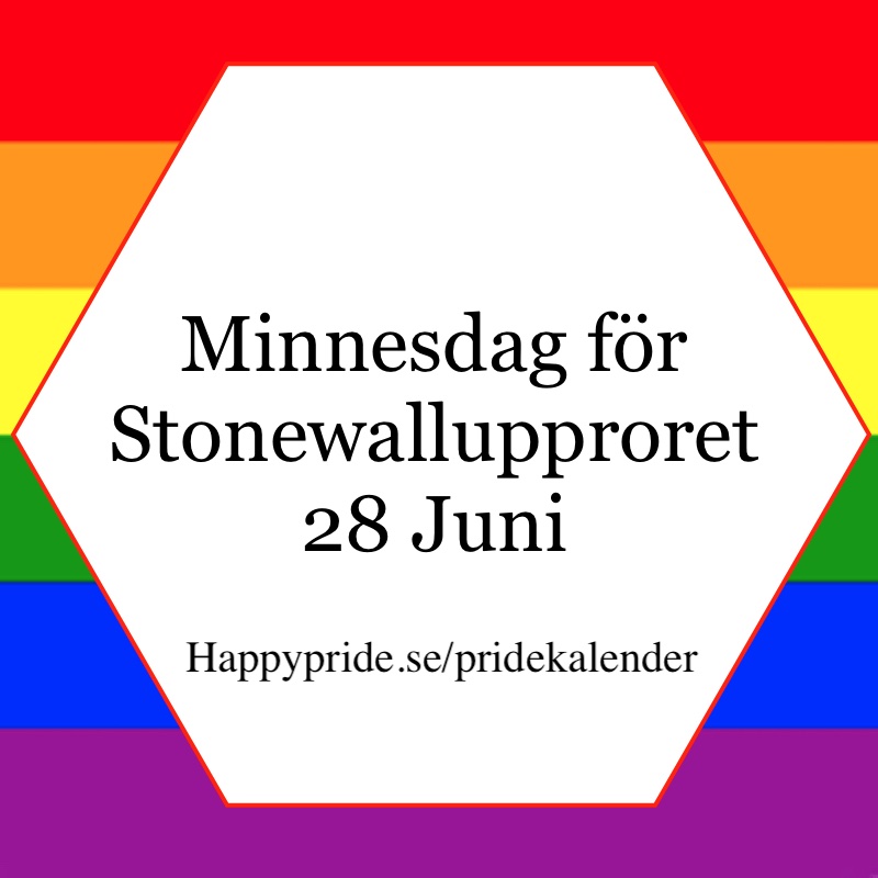Gedenken an den Stonewall-Aufstand 28 of June