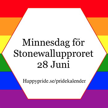 Stonewall Rebellion Memorial Day 28 of June
