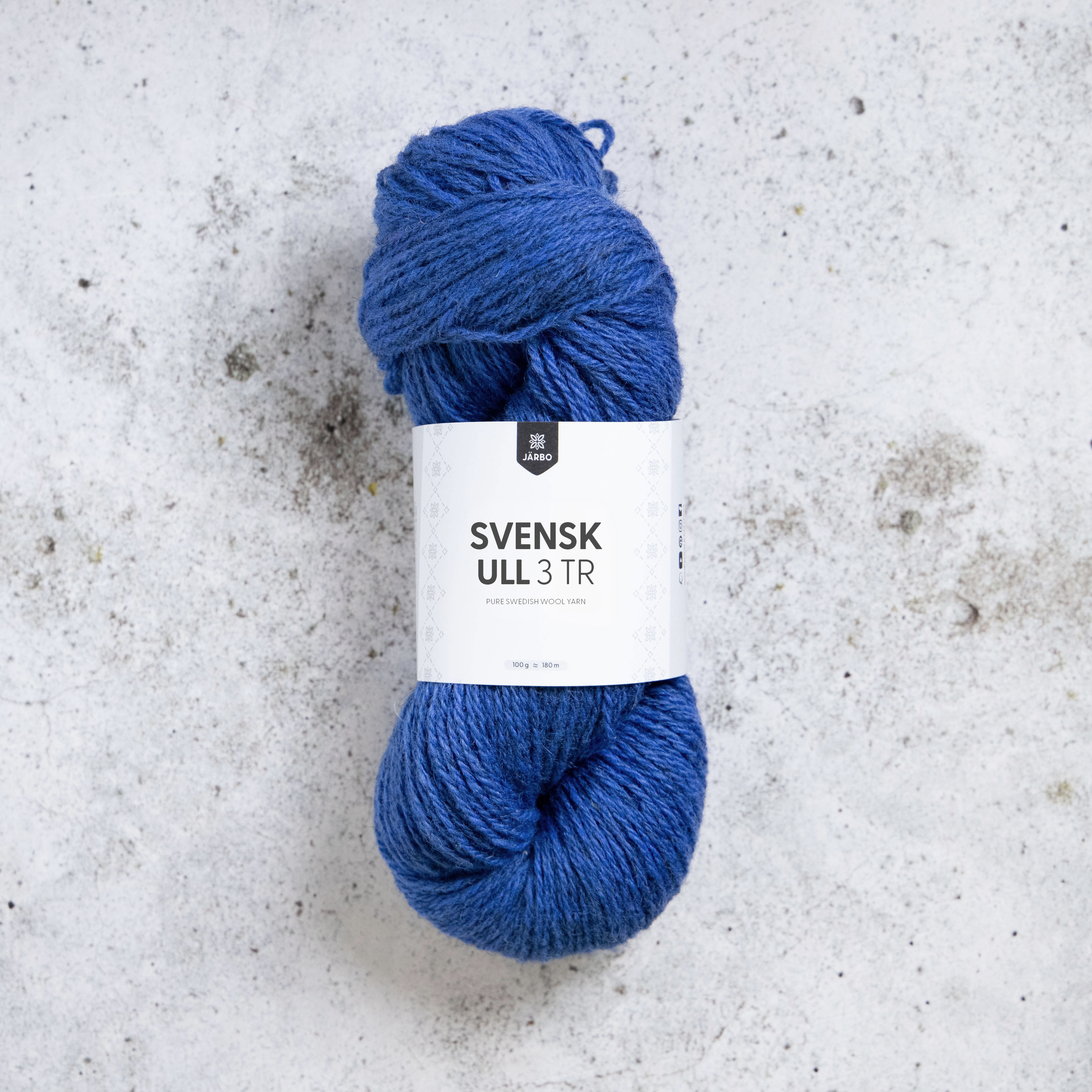 Järbo Svensk ull Swedish Flag Blue  59023