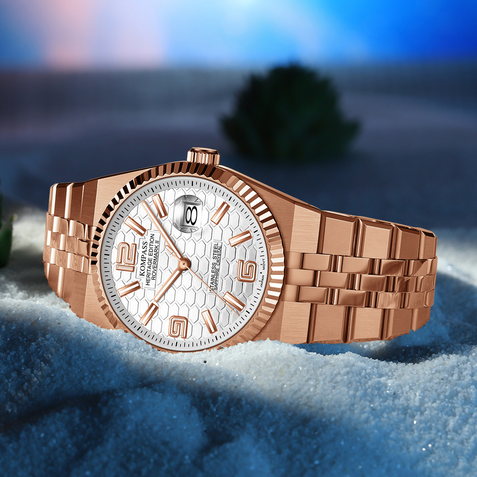 Kompass Rovermark II Rose Gold Silver - 6