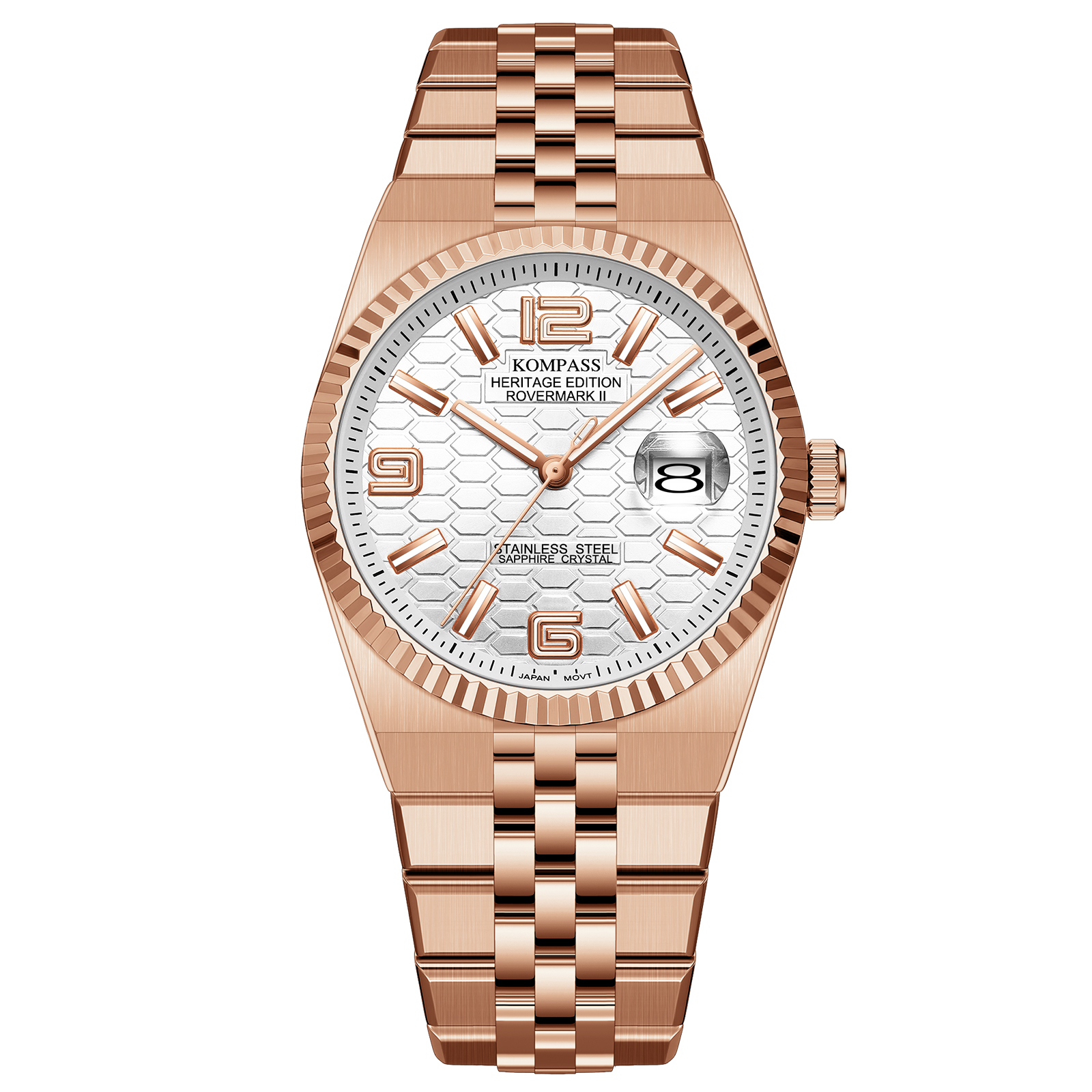 Kompass Rovermark II Rose Gold Silver