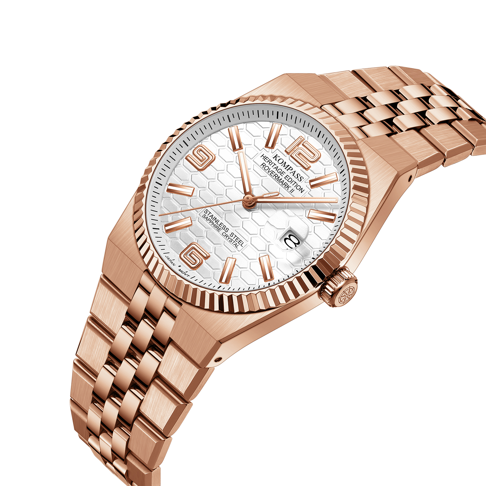 Kompass Rovermark II Rose Gold Silver - 2