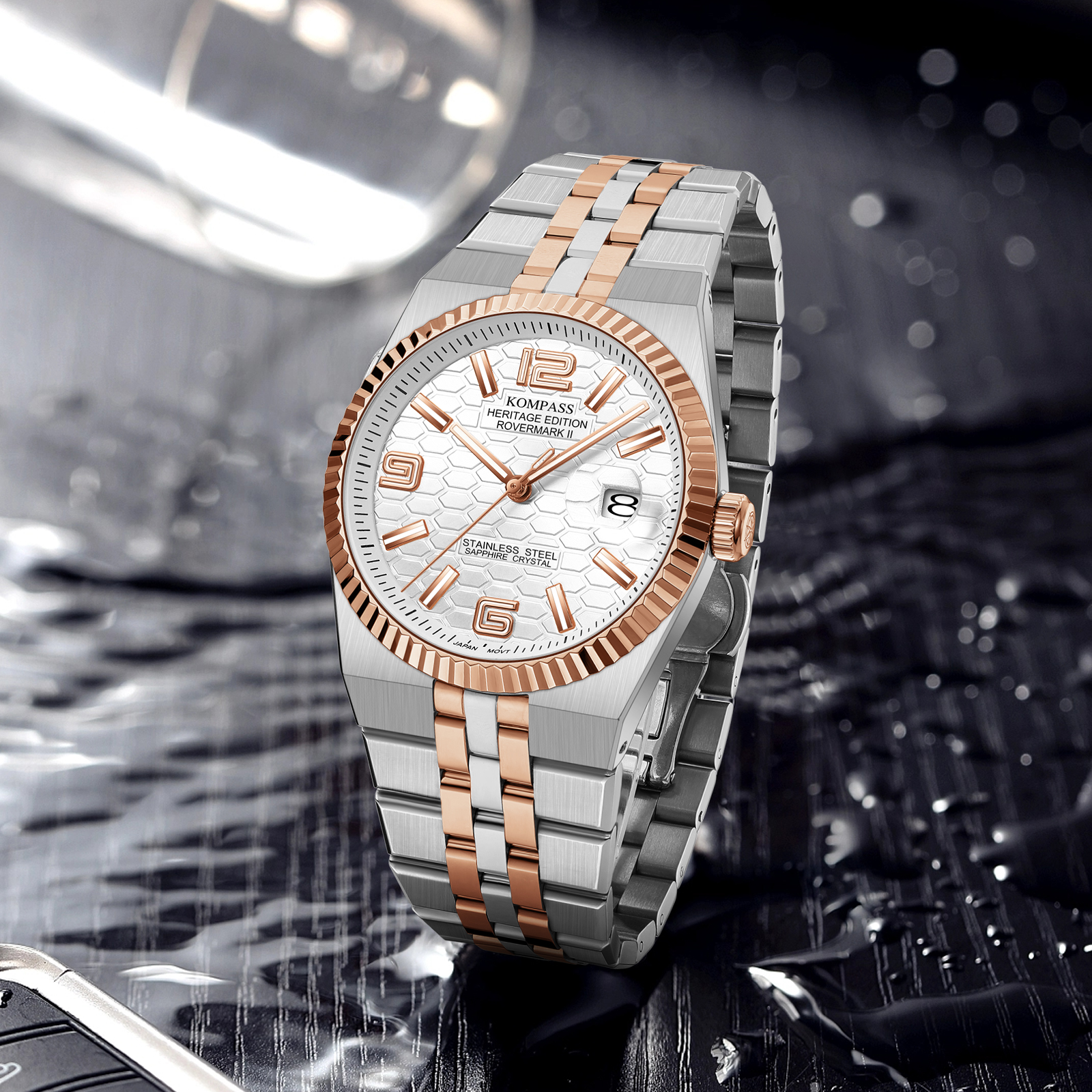 Kompass Rovermark II Silver Rose Gold - 7