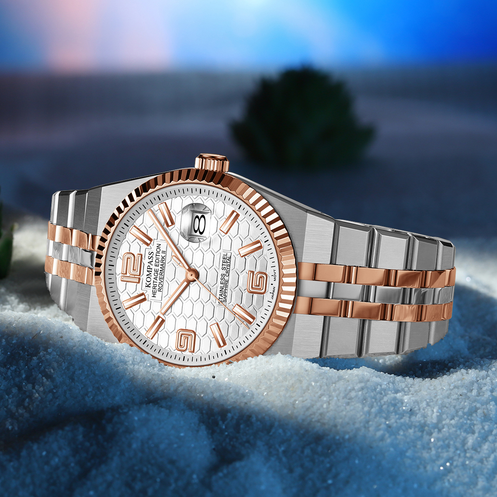 Kompass Rovermark II Silver Rose Gold - 6