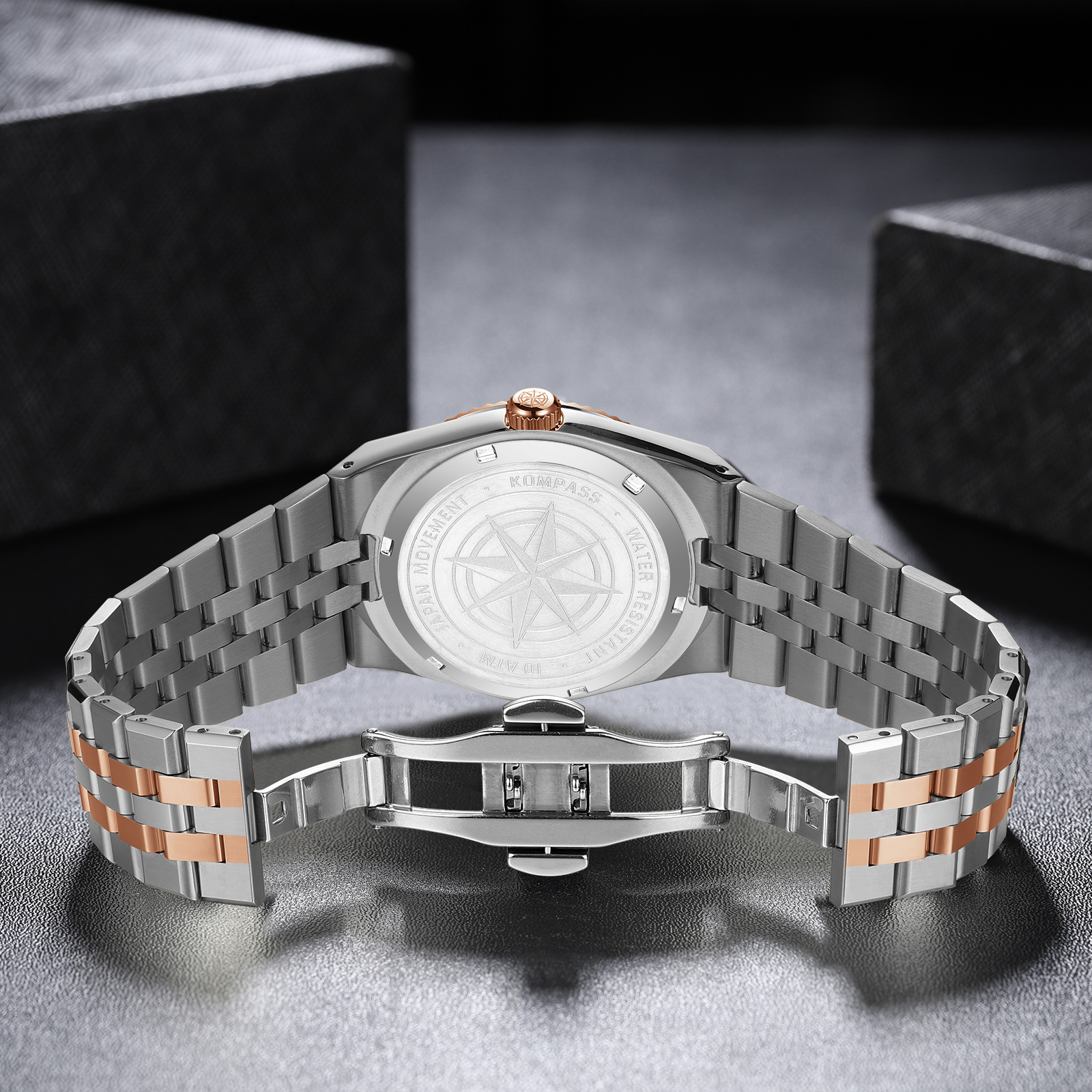 Kompass Rovermark II Silver Rose Gold - 9