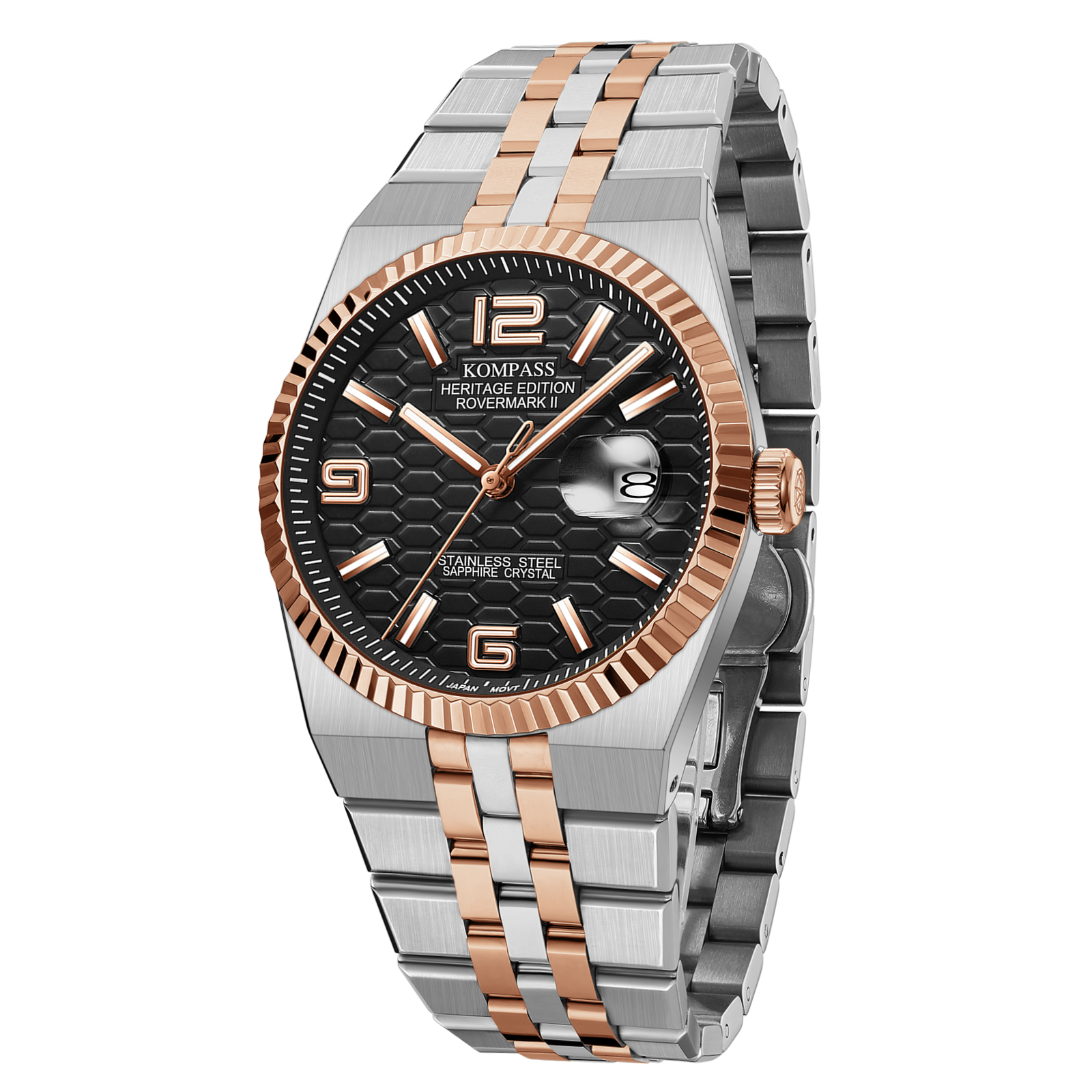 Kompass Rovermark II Silver Rose Gold Black - 3