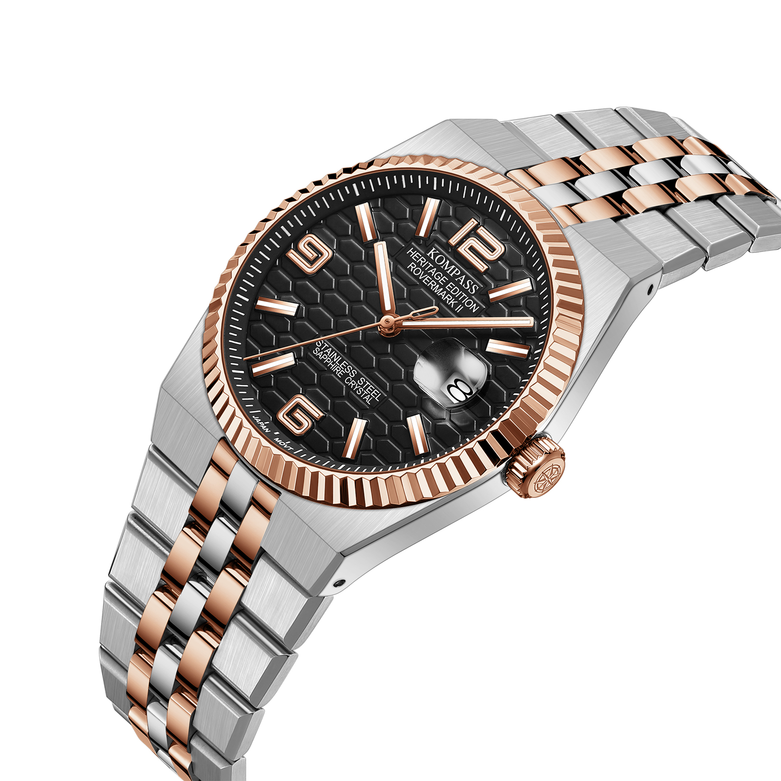Kompass Rovermark II Silver Rose Gold Black - 2