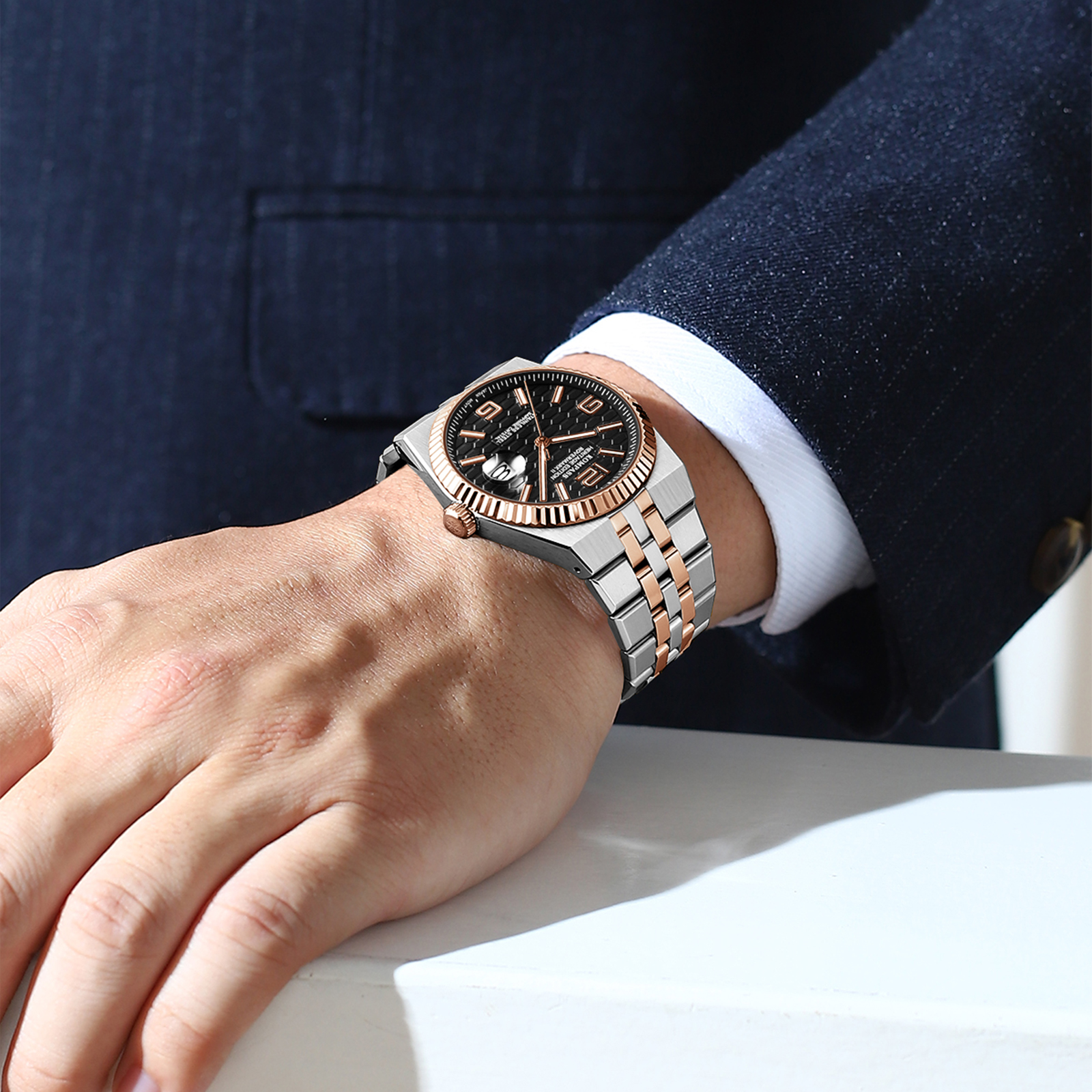 Kompass Rovermark II Silver Rose Gold Black - 5