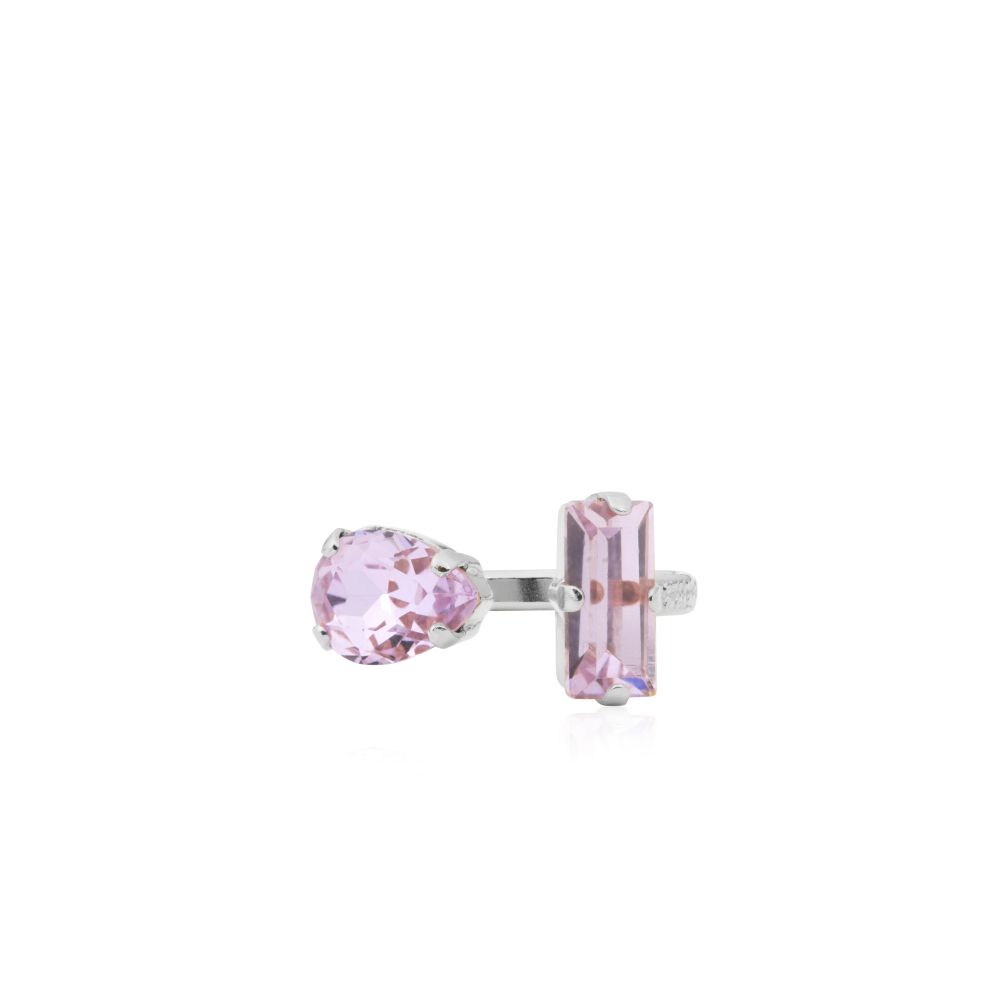 Caroline Svedbom Noelle ring violet rhodium