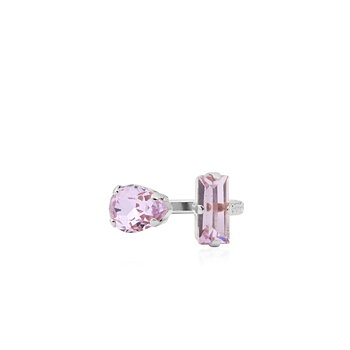 Caroline Svedbom Noelle ring violet rhodium