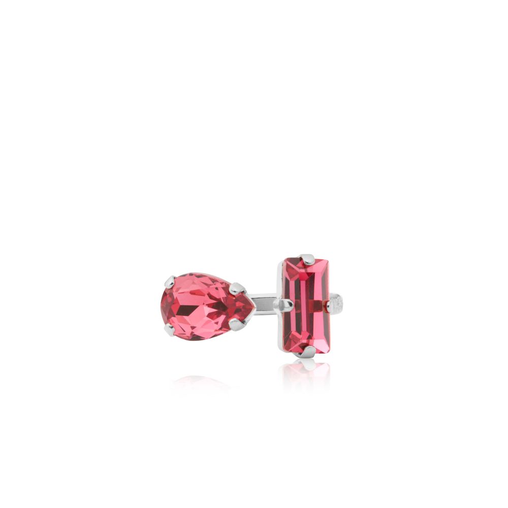 Caroline Svedbom Noelle ring rose rhodium 