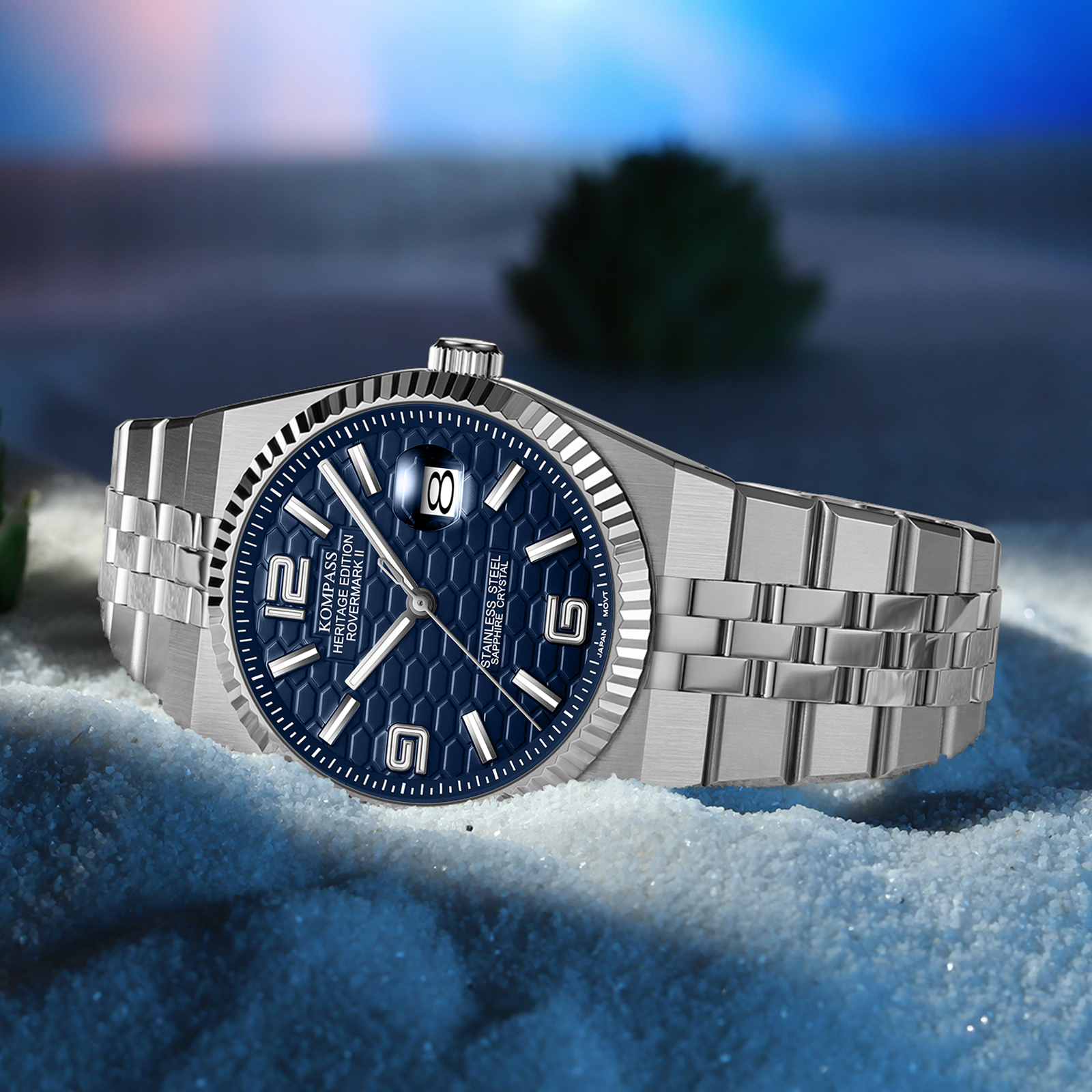 Kompass Rovermark II Silver Blue - 6
