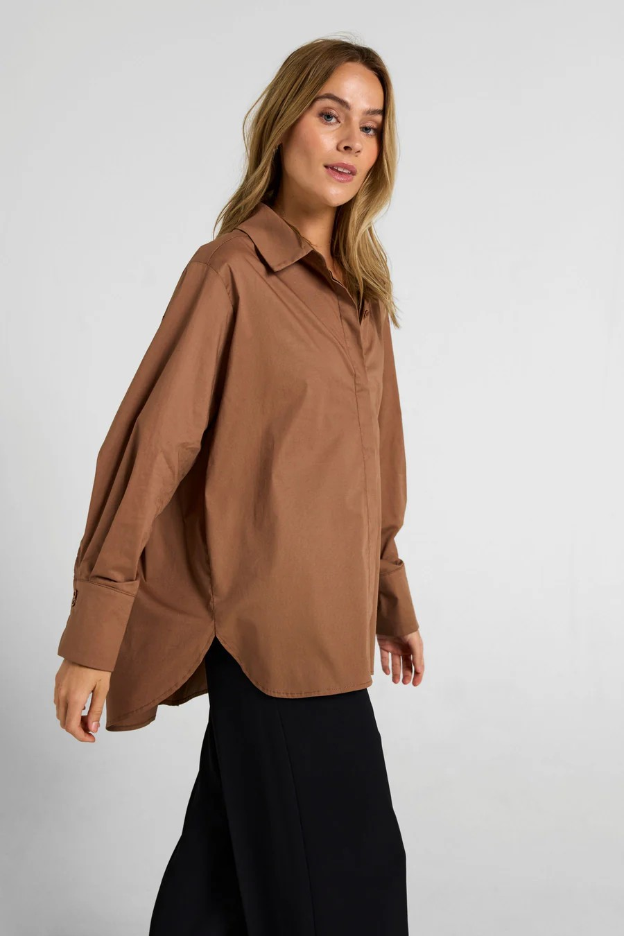 Emma Shirt - Choco - CostaMani 