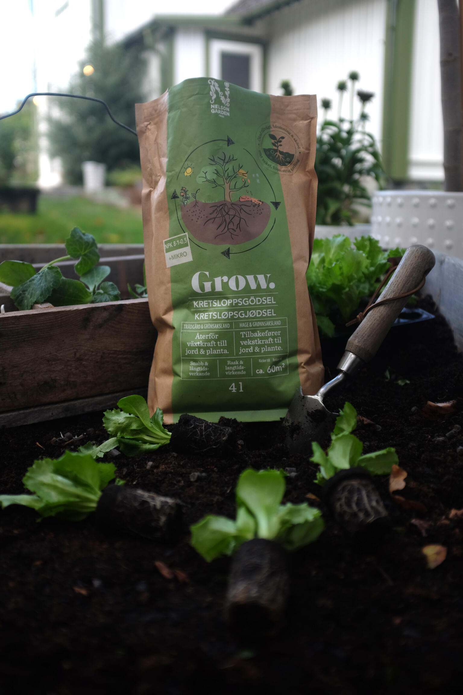 Växtnäring  Grow -  Kretsloppsgödsel - 4L - 4