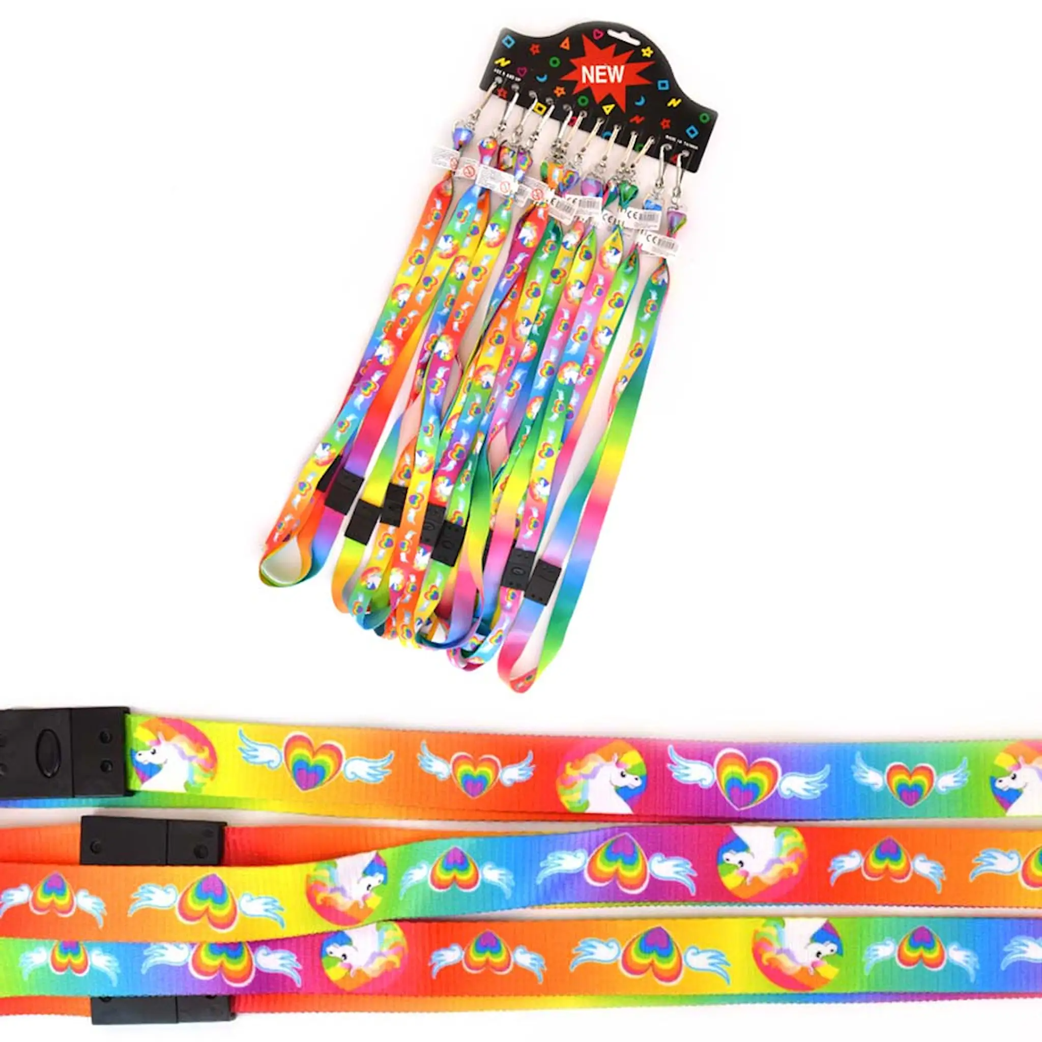 Nyckelband Unicorn Rainbow  - Robetoy