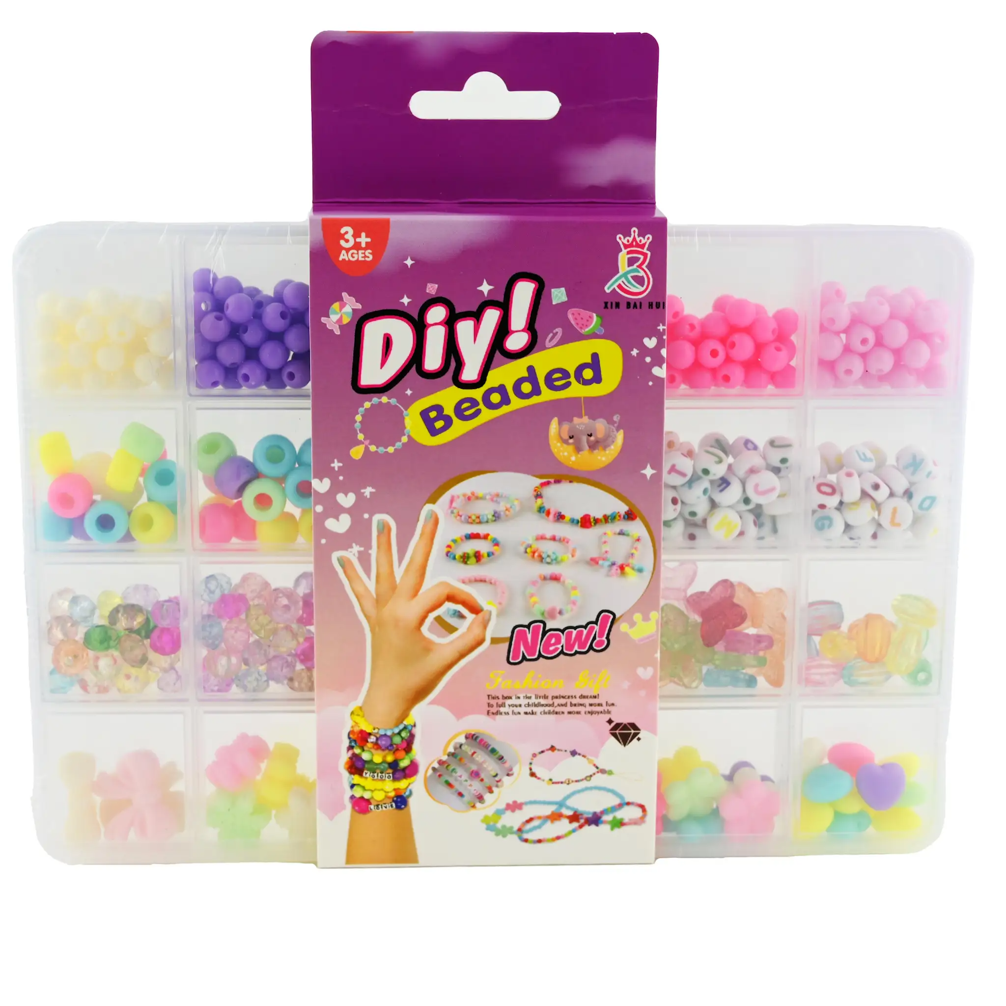Beads Set 600+ 19 Delar- Robetoy