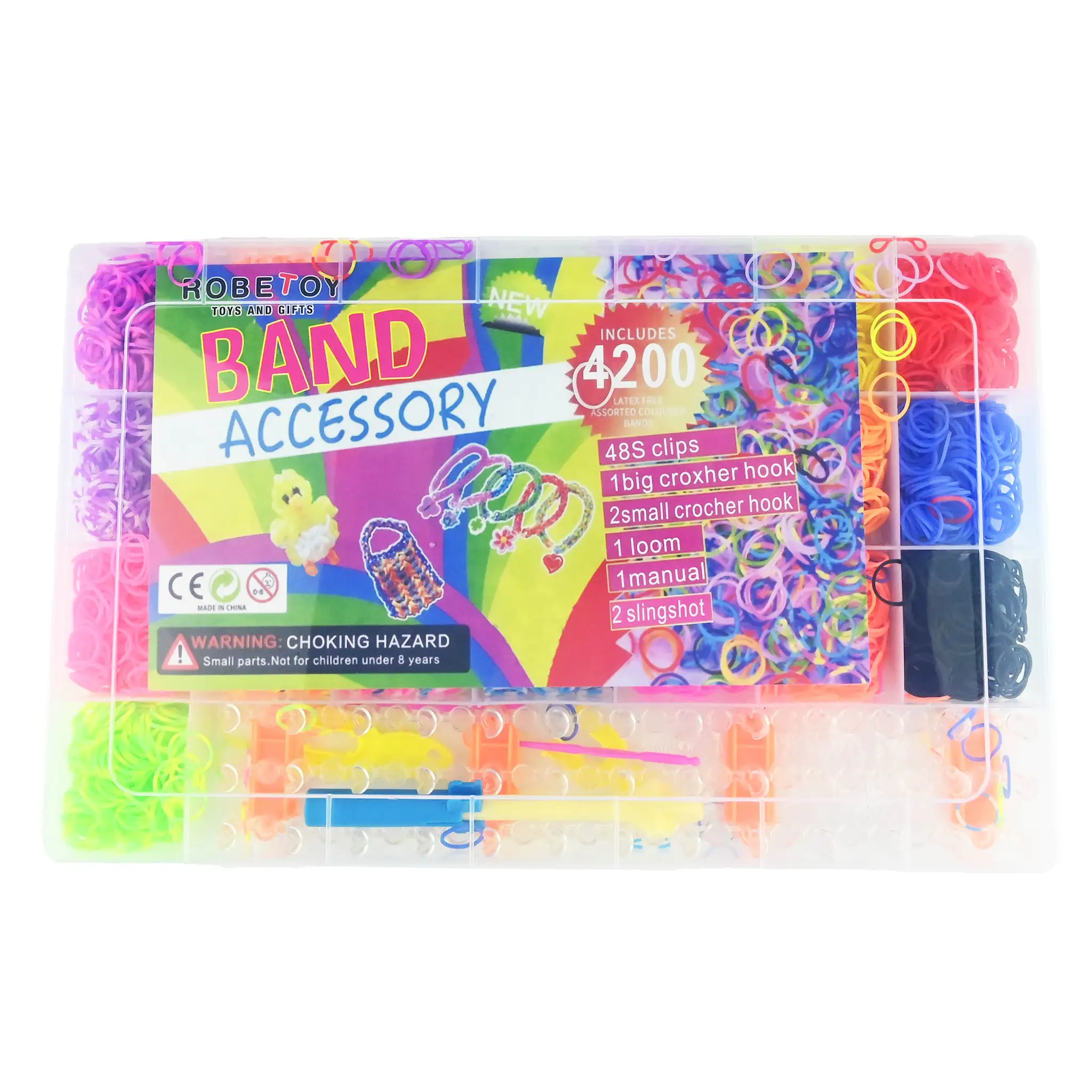 Loom Bands Set 4200 Delar - Robetoy