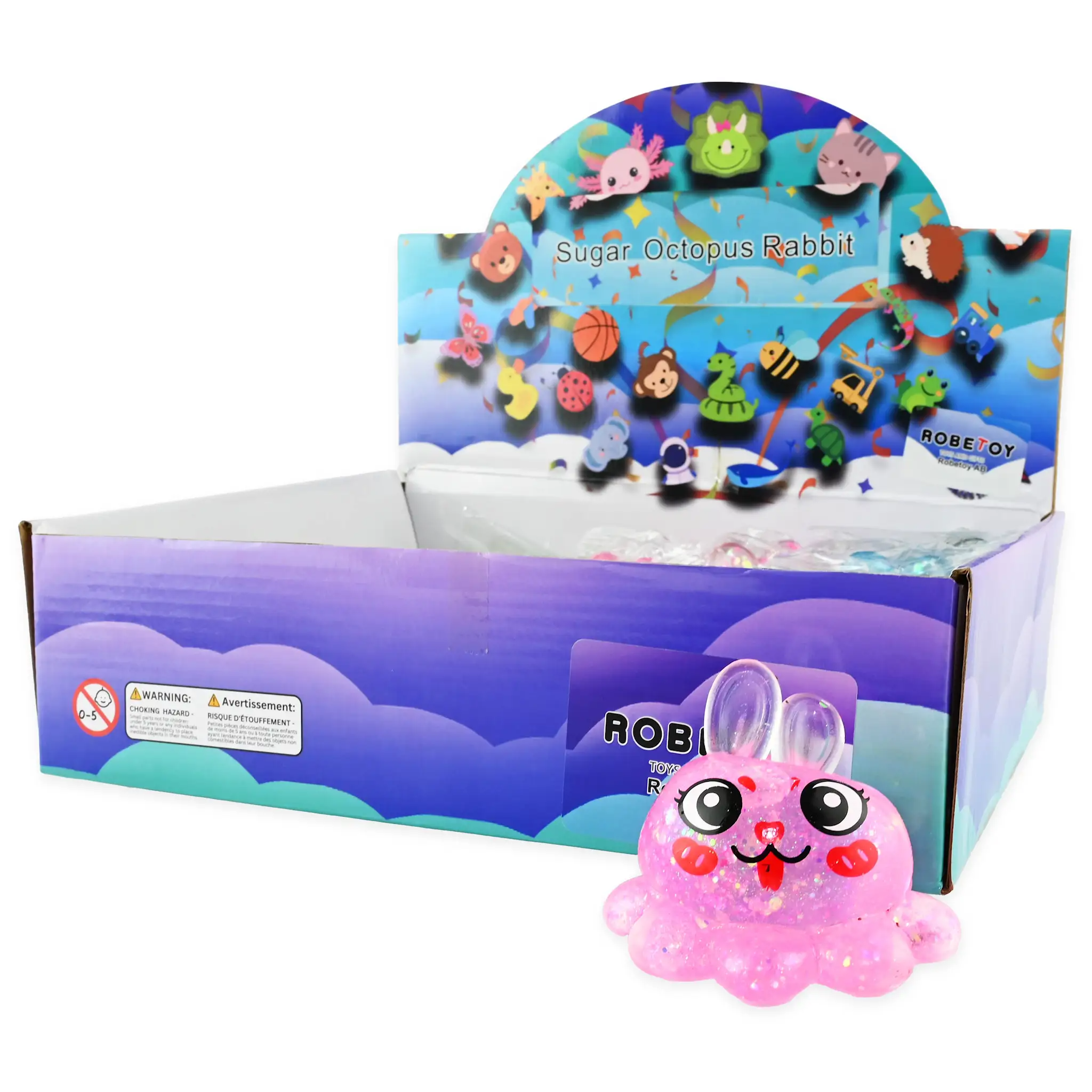 Squeeze Sugar Octopus, 1 st - Robetoy