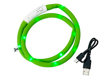 Dogman LED Flashing Collar - Green