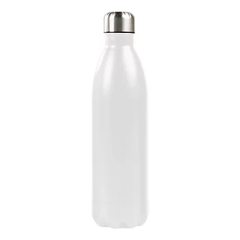 Ståltermos flaska 1,0 L, vit