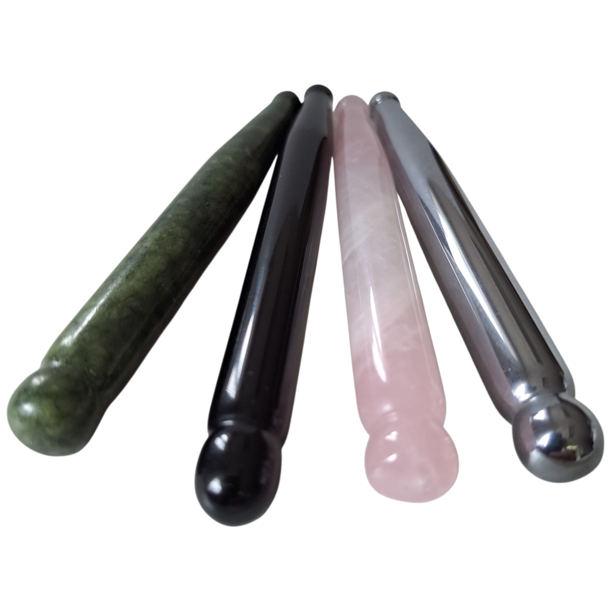 Akupressur-verktyg - Akupressurstav- Acupressure stick finns i Grön jade, Rosenkvarts, Obsidian och  Terahertz - 4