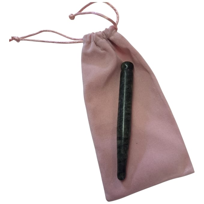 Akupressur-verktyg - Akupressurstav- Acupressure stick finns i Grön jade, Rosenkvarts, Obsidian och  Terahertz - 9