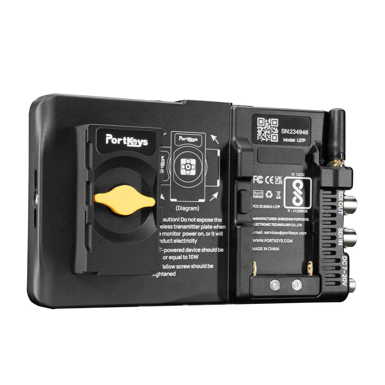 Portkeys LS7P 7" 3G-SDI/4K HDMI-cameramonitor - 8