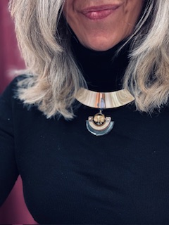 Collier Acetato gold