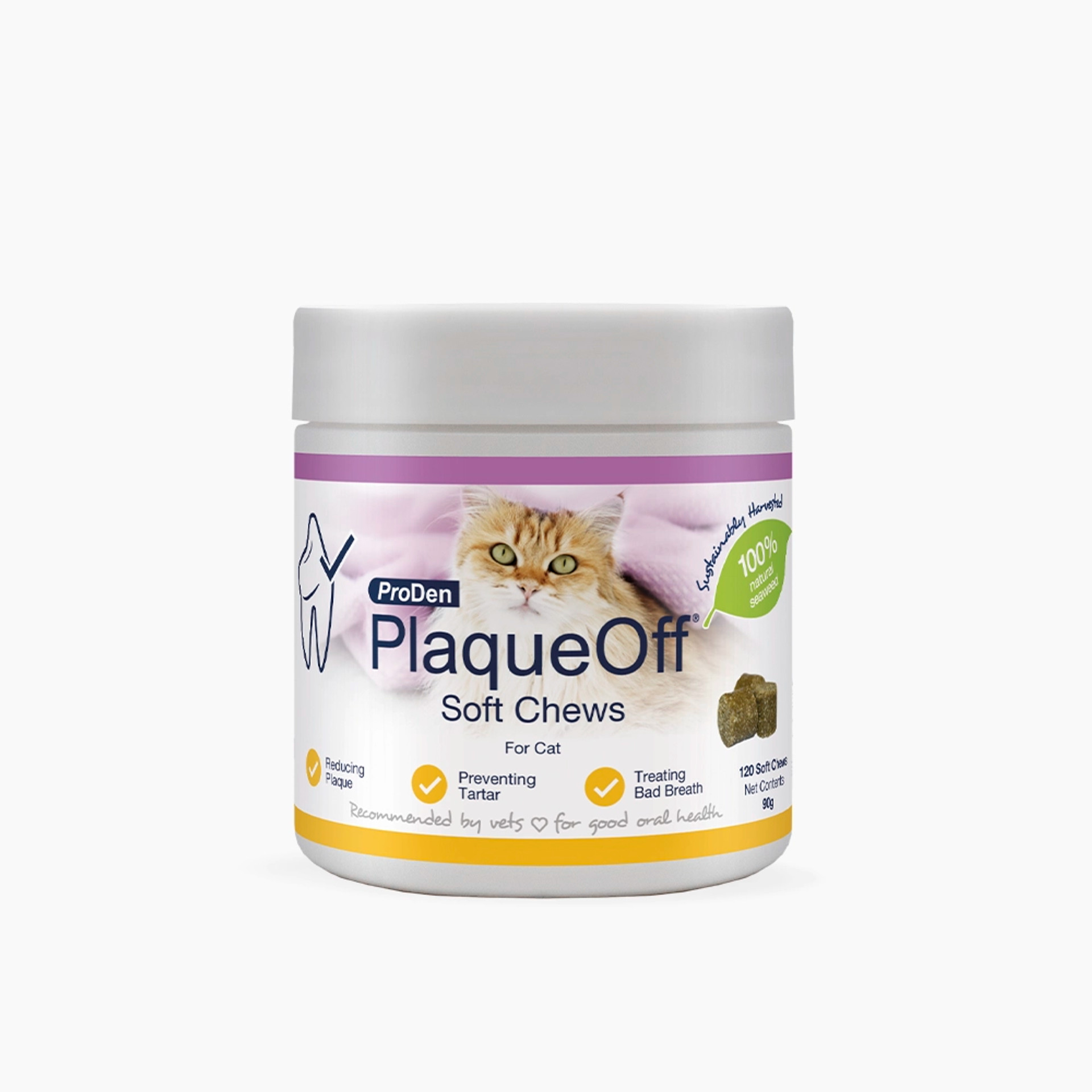 SwedenCare ProDen PlaqueOff Pehmeät Puruherkut, 90 g - Kissa