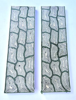 Micarta skalor Mosaik #14