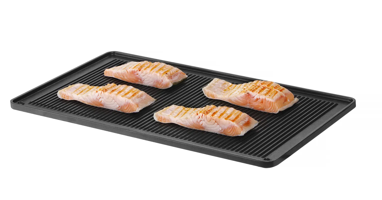 Grillplatta räfflad GN 1/1 - 2