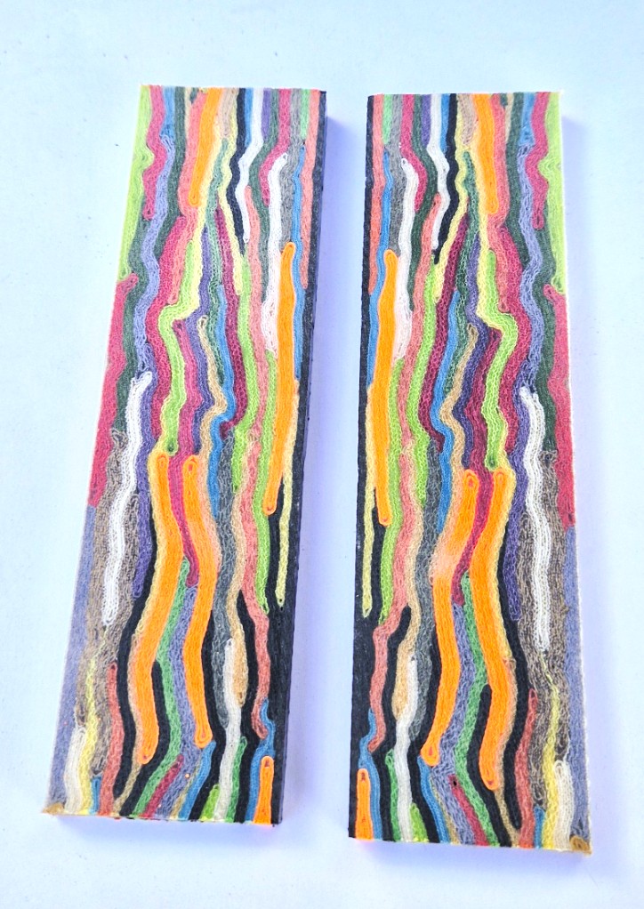 Micarta skalor Mosaik #16