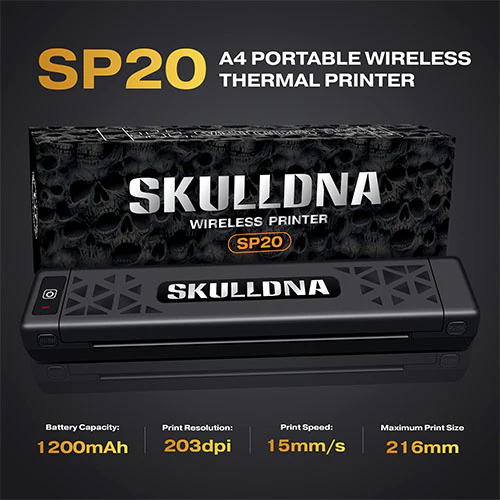 SkullDna SP 20 Portabel Stencilskrivare - 5