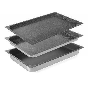 Oven dish GN 1/1 aluminum non-stick