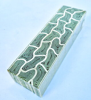 Micarta block Mosaik #01