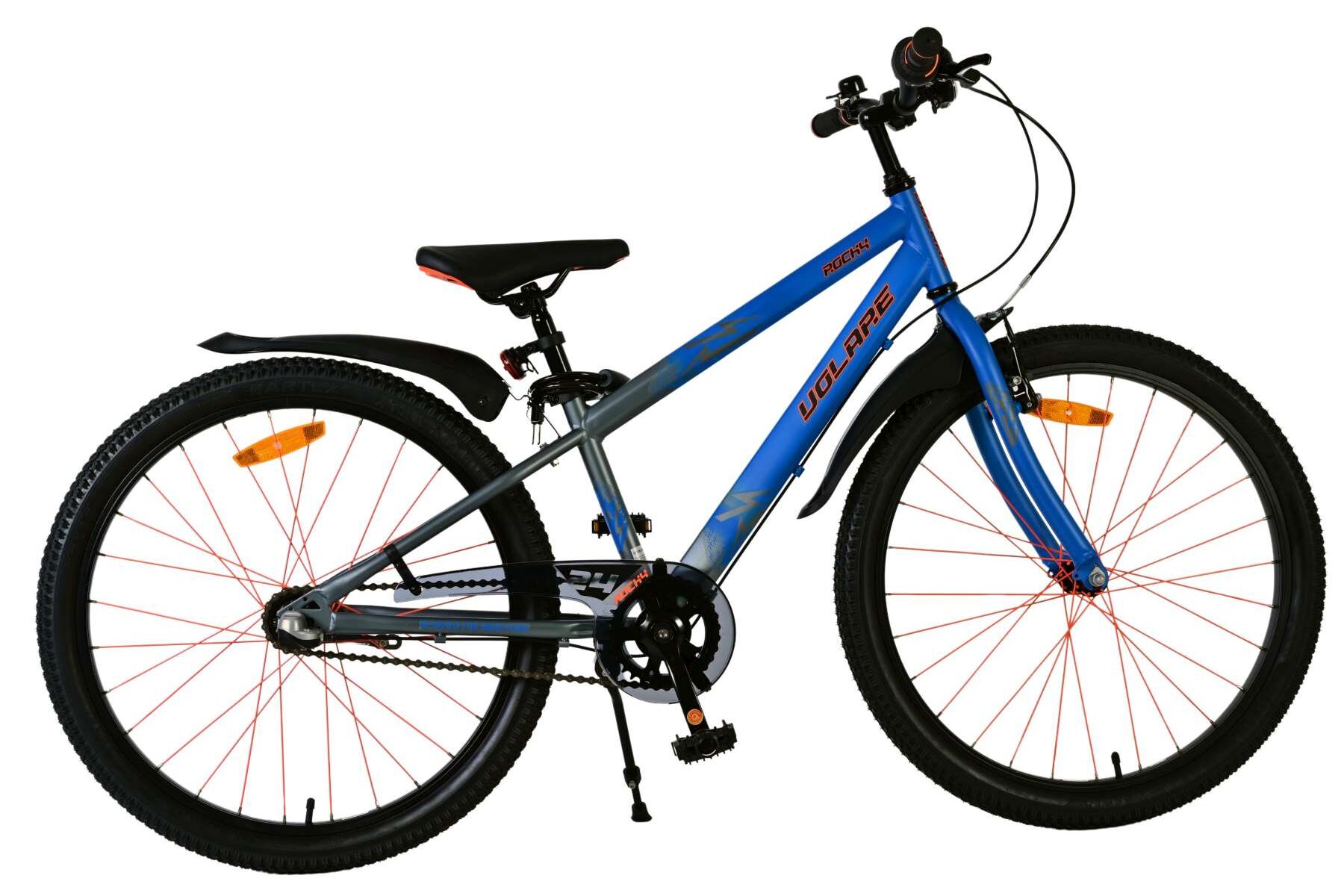 Barncykel Volare Rocky 24 Tum - 3 Växlar Blå för barn 8-10 år - 7