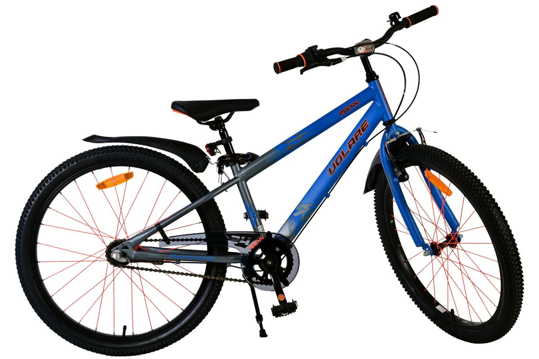 Barncykel Volare Rocky 24 Tum - 3 Växlar Blå för barn 8-10 år - 6
