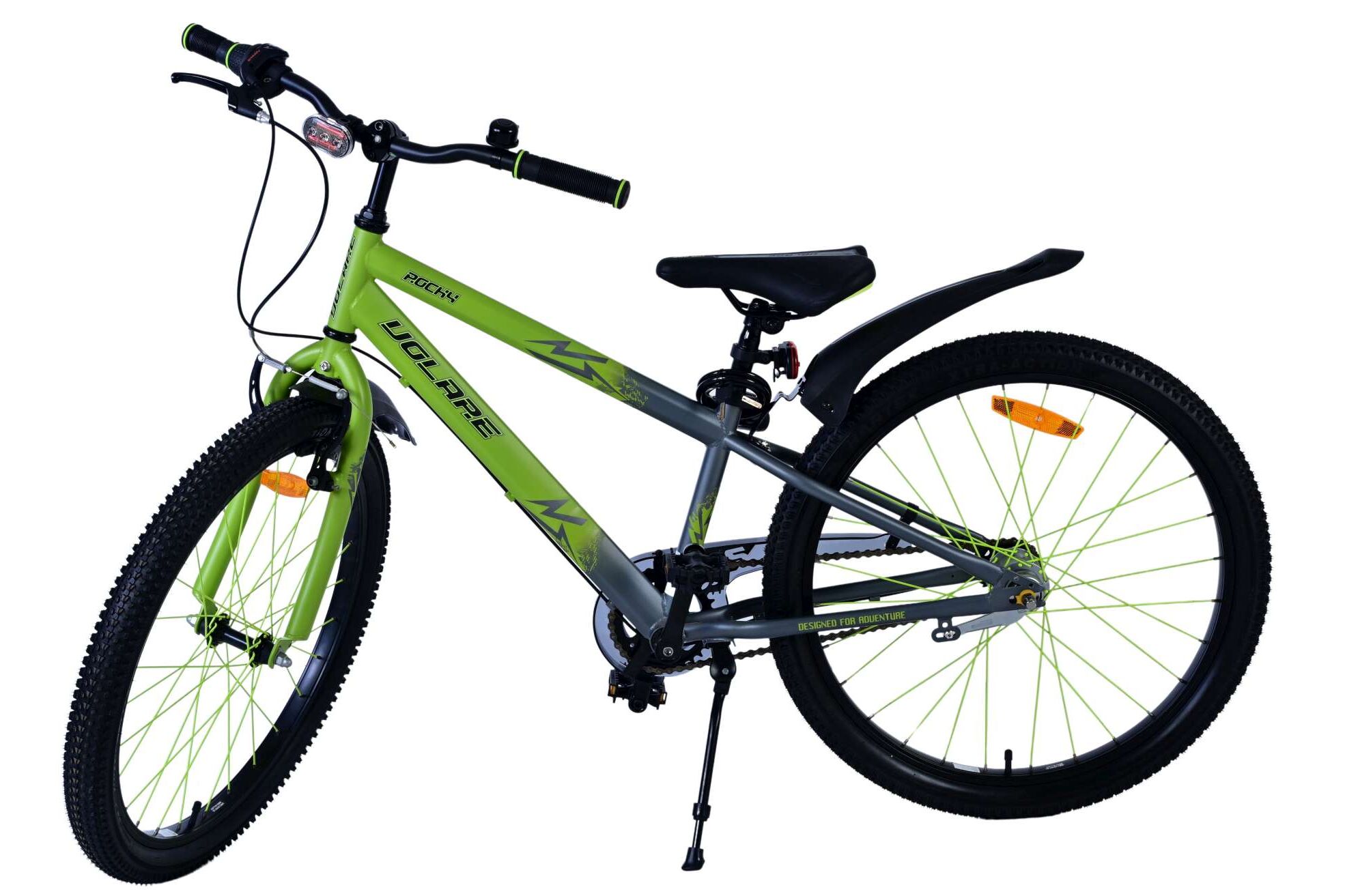 Barncykel Volare Rocky 24 Tum - 3 Växlar Grön för barn 8-10 år - 9