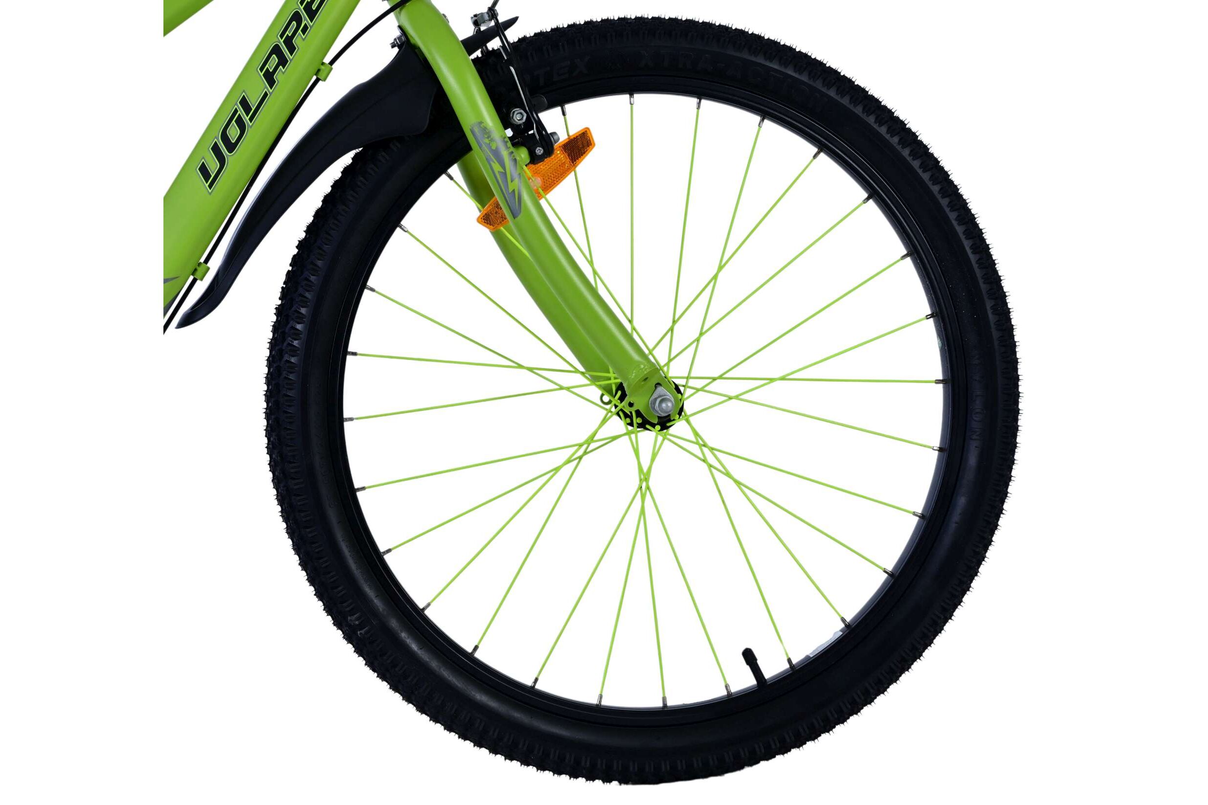 Barncykel Volare Rocky 24 Tum - 3 Växlar Grön för barn 8-10 år - 3