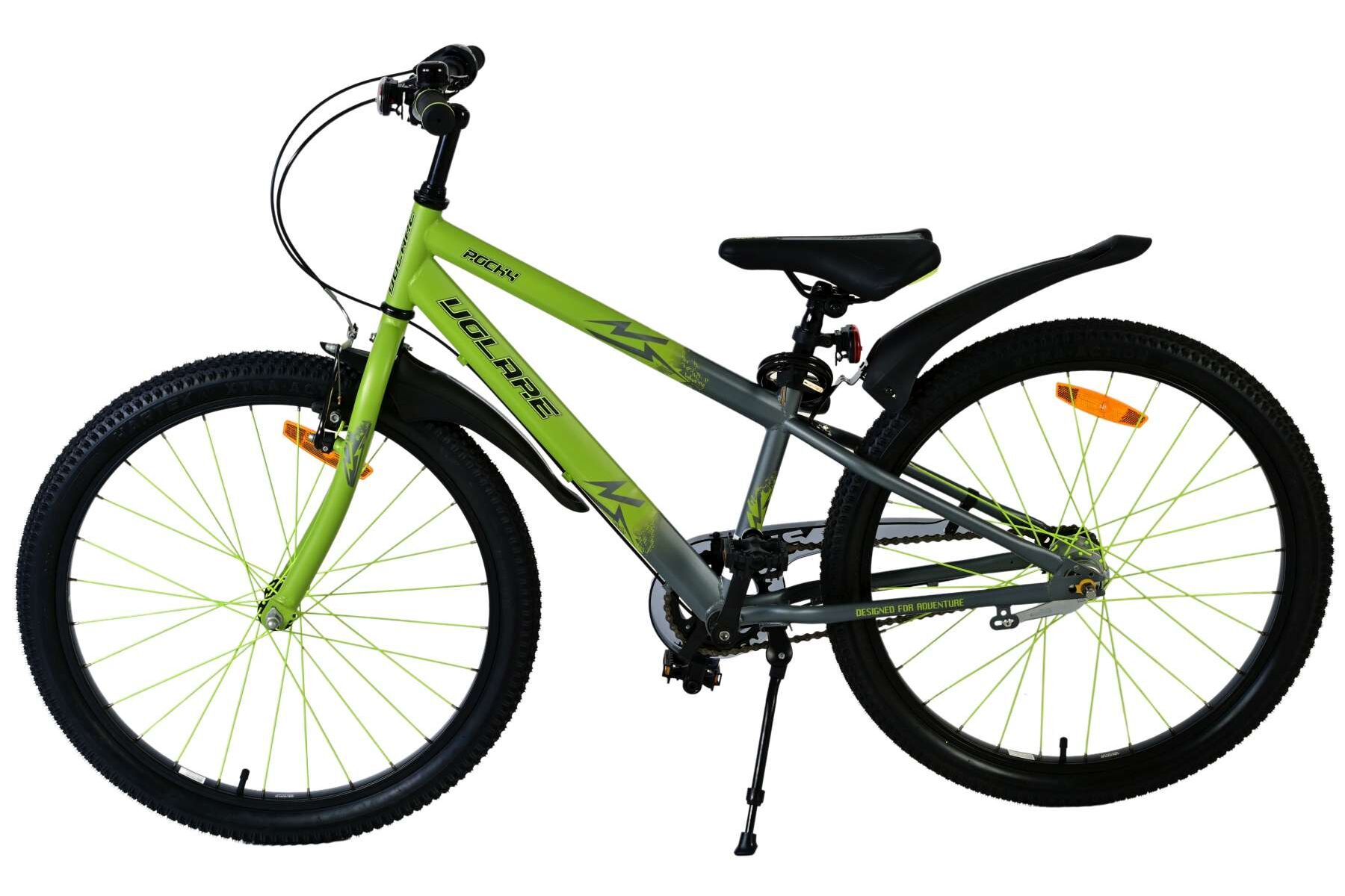 Barncykel Volare Rocky 24 Tum - 3 Växlar Grön för barn 8-10 år - 8