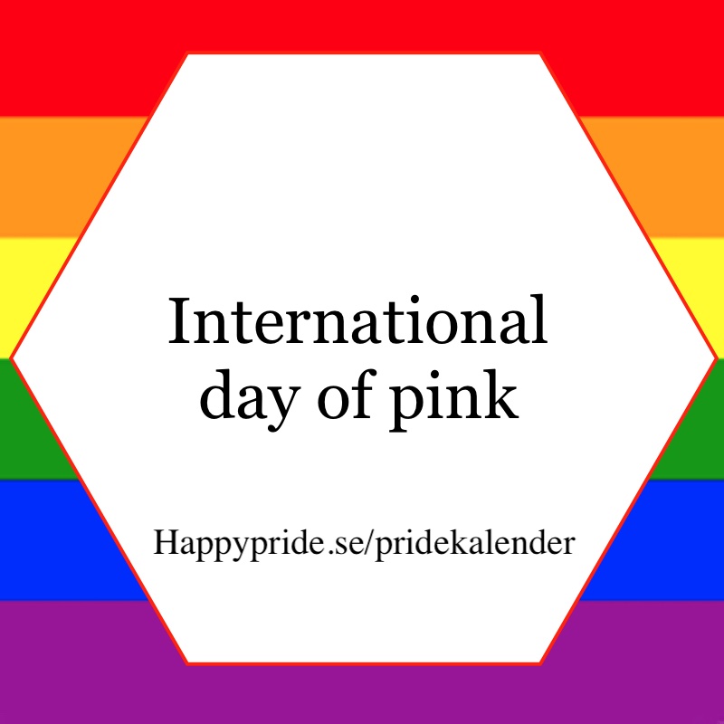 Internationaler Tag der Farbe Rosa