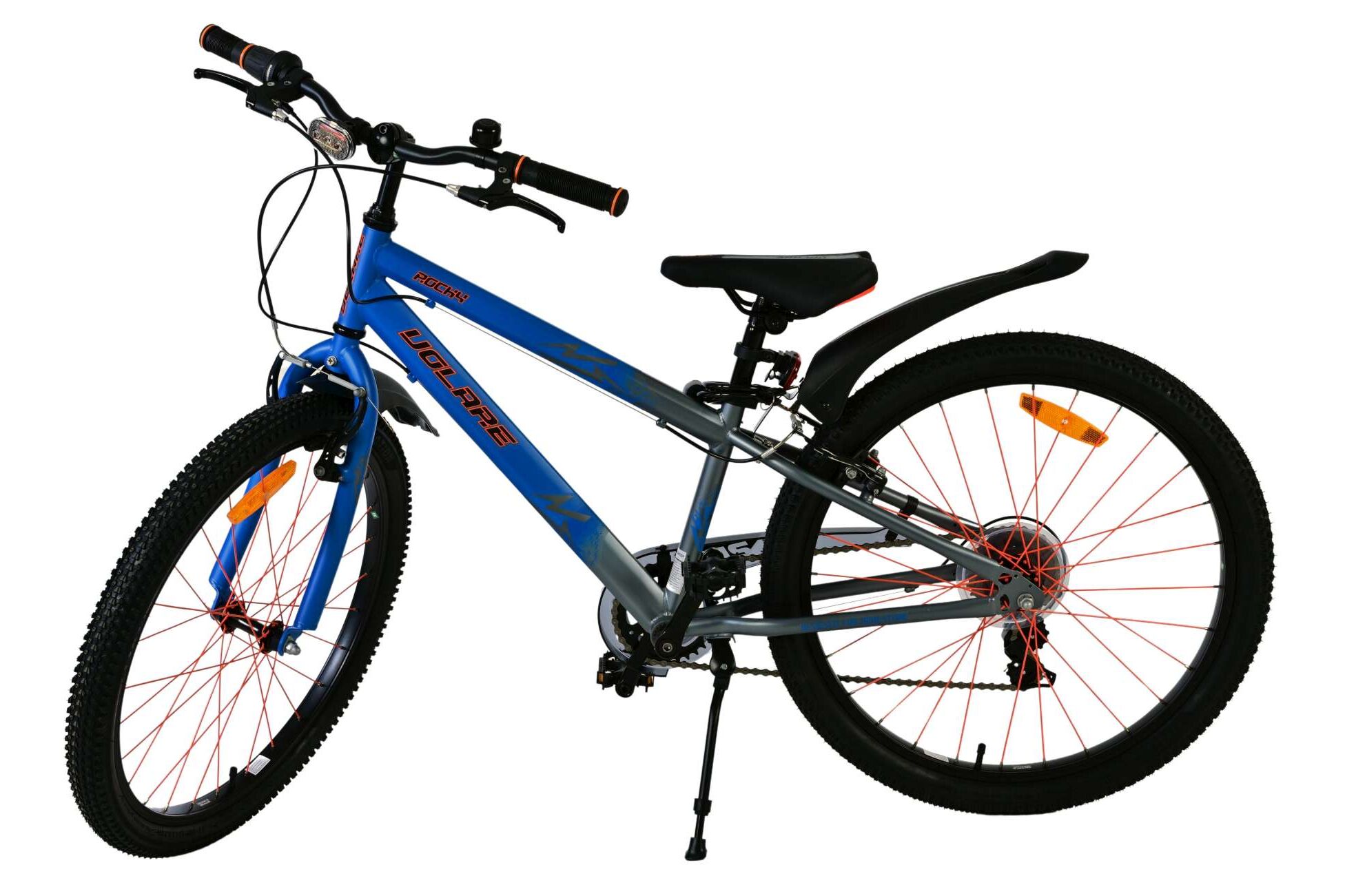 Barncykel Volare Rocky 24 Tum - 7 Växlar Blå för barn 8-10 år - 3