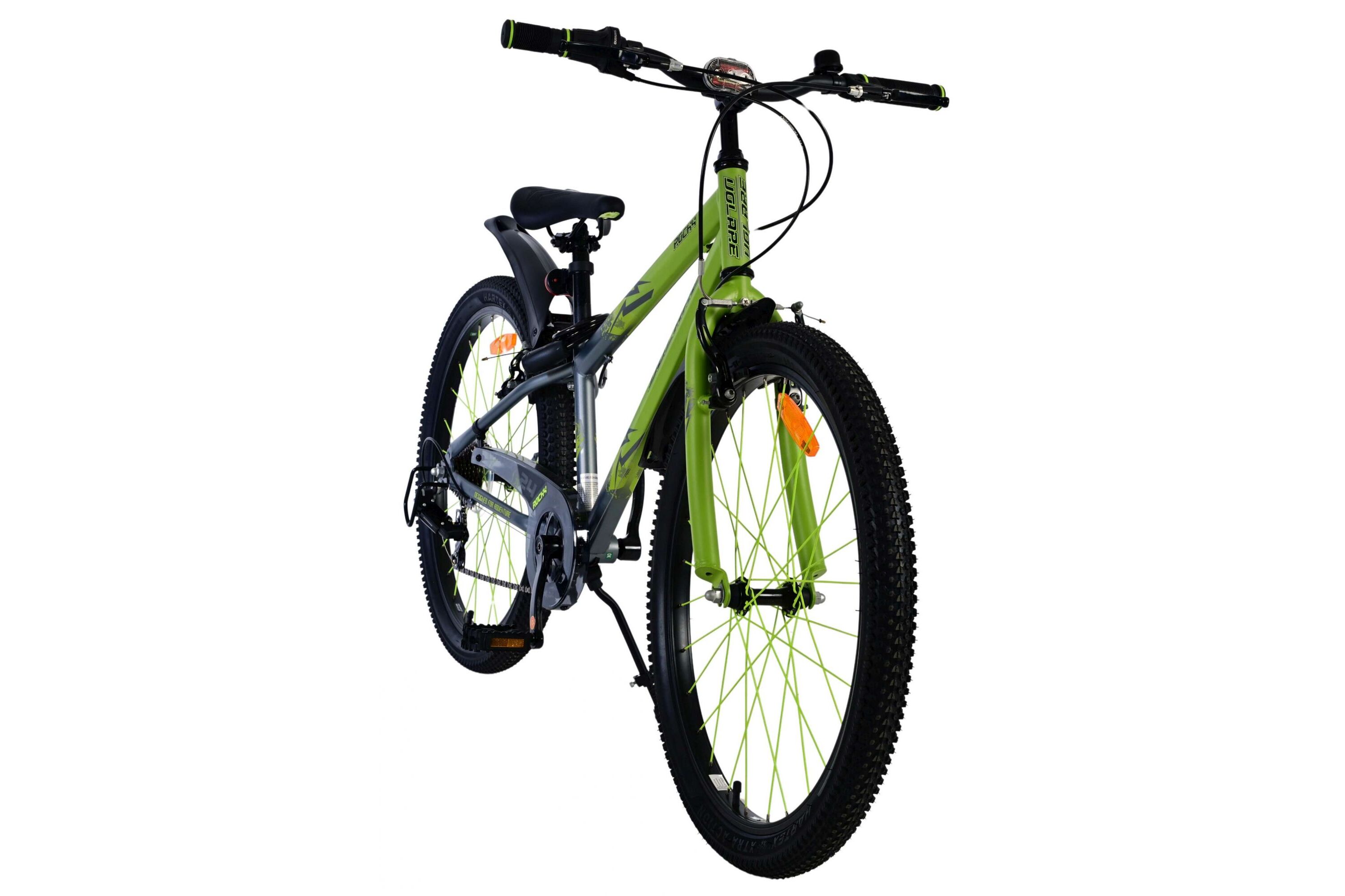Barncykel Volare Rocky 24 Tum - 7 Växlar Grön för barn 8-10 år - 6